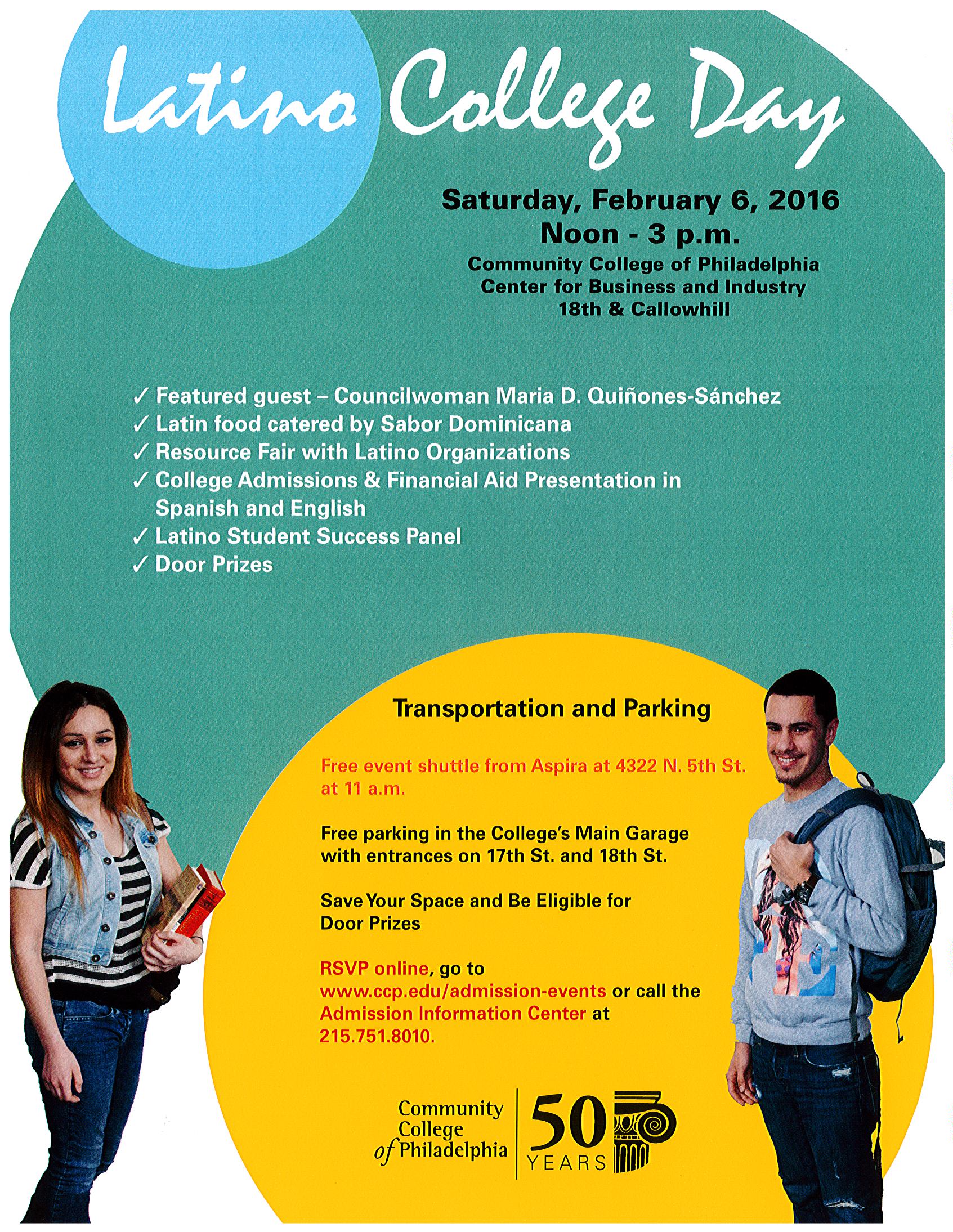 Latino College Day at CCP Congreso de Latinos Unidos